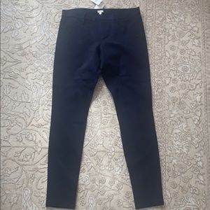 Navy blue J. Crew cigarette pants. NWT
